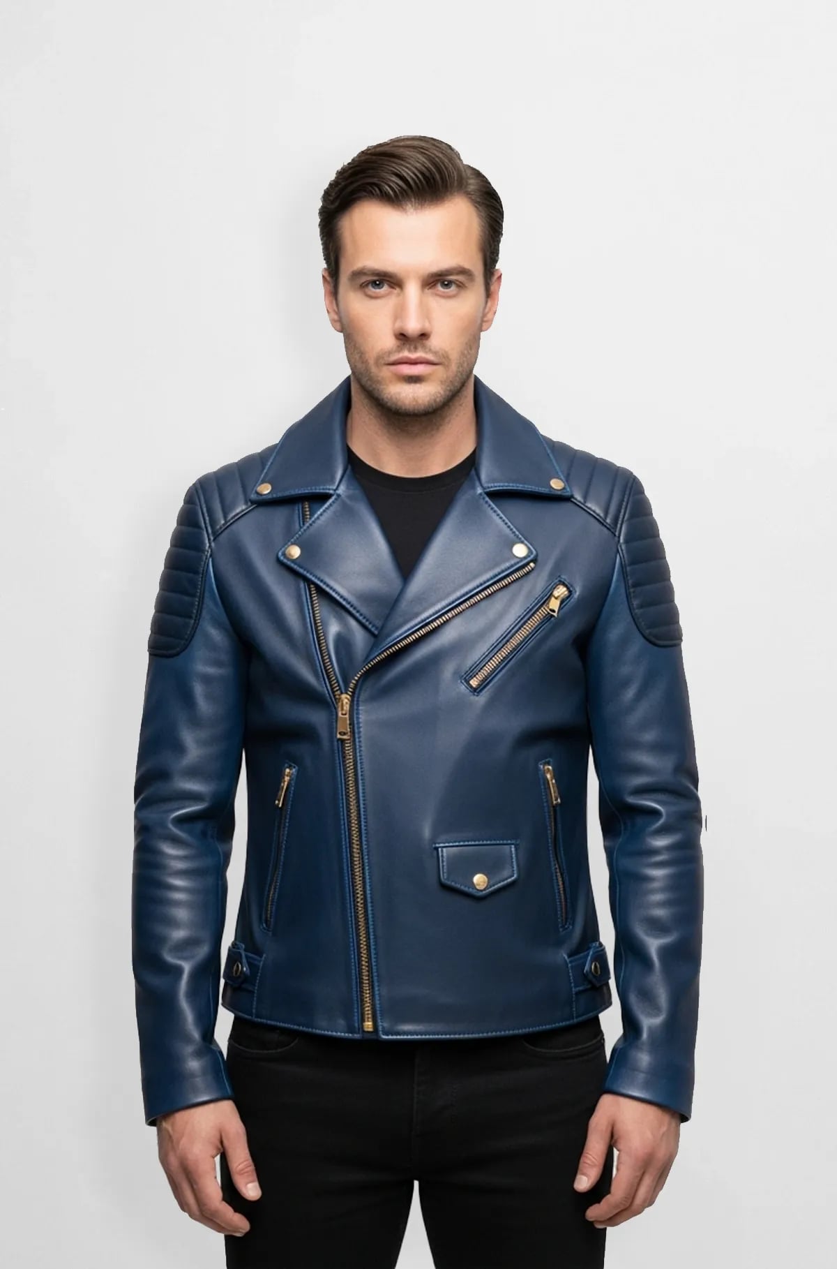 Midnight Apex Biker Jacket