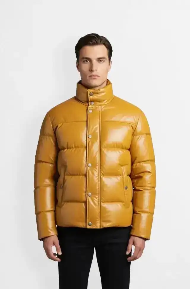 Mustard Puffer Jacket