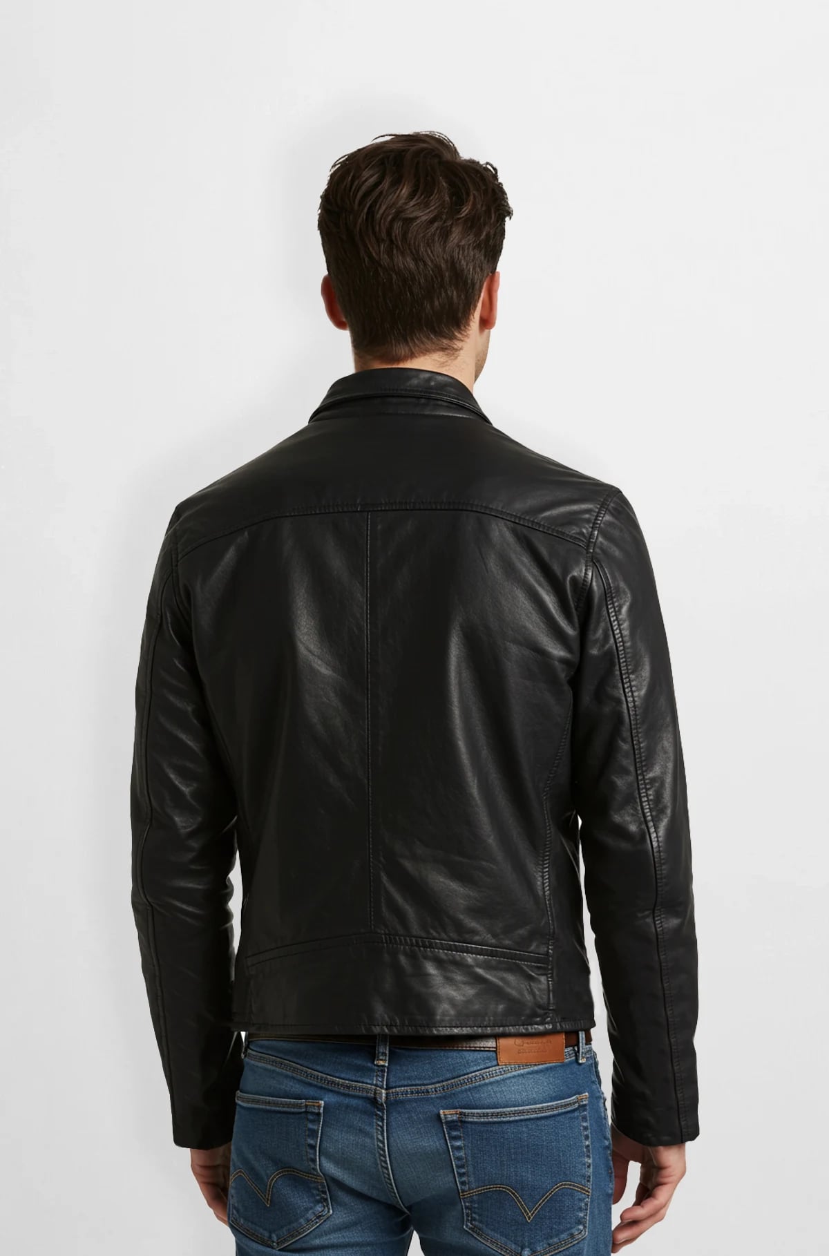 Night Black Leather Jacket