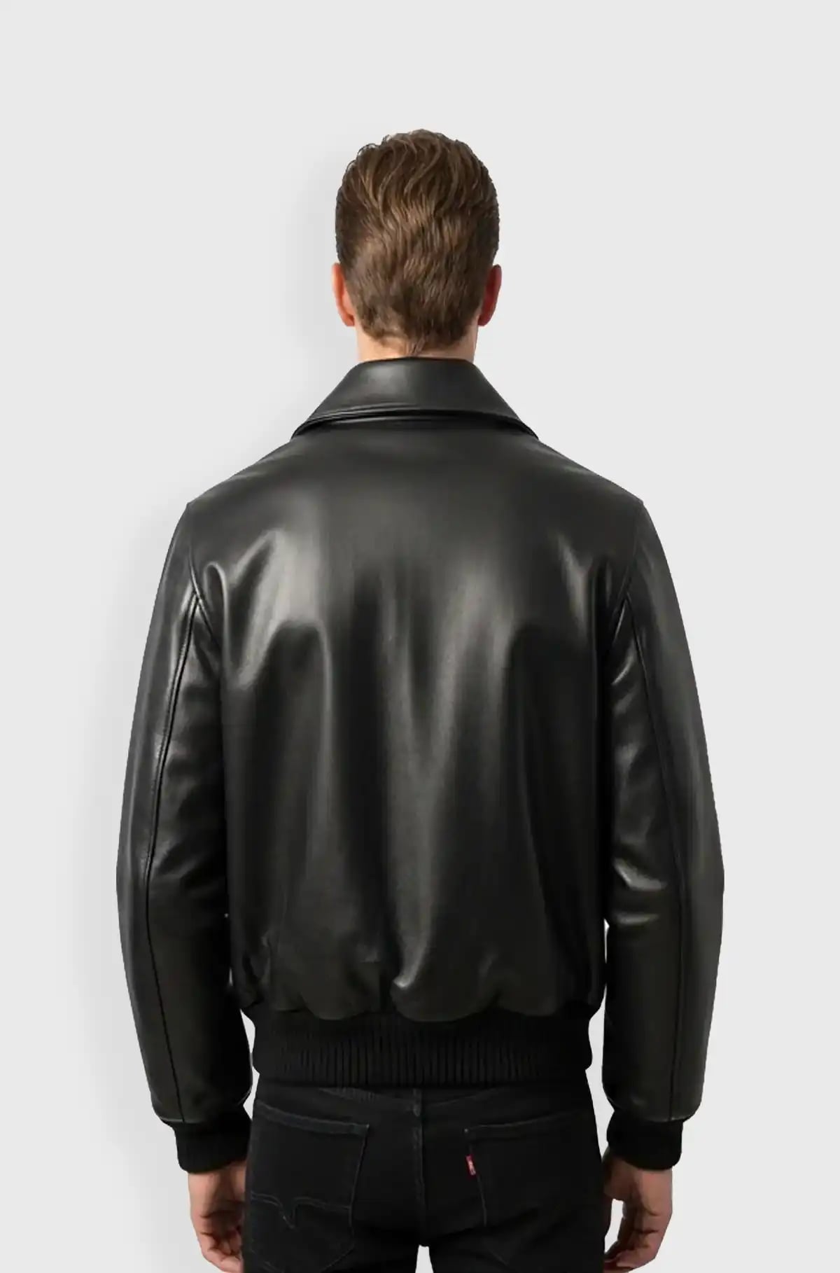 Nightfall Luxe Black Bomber Jacket