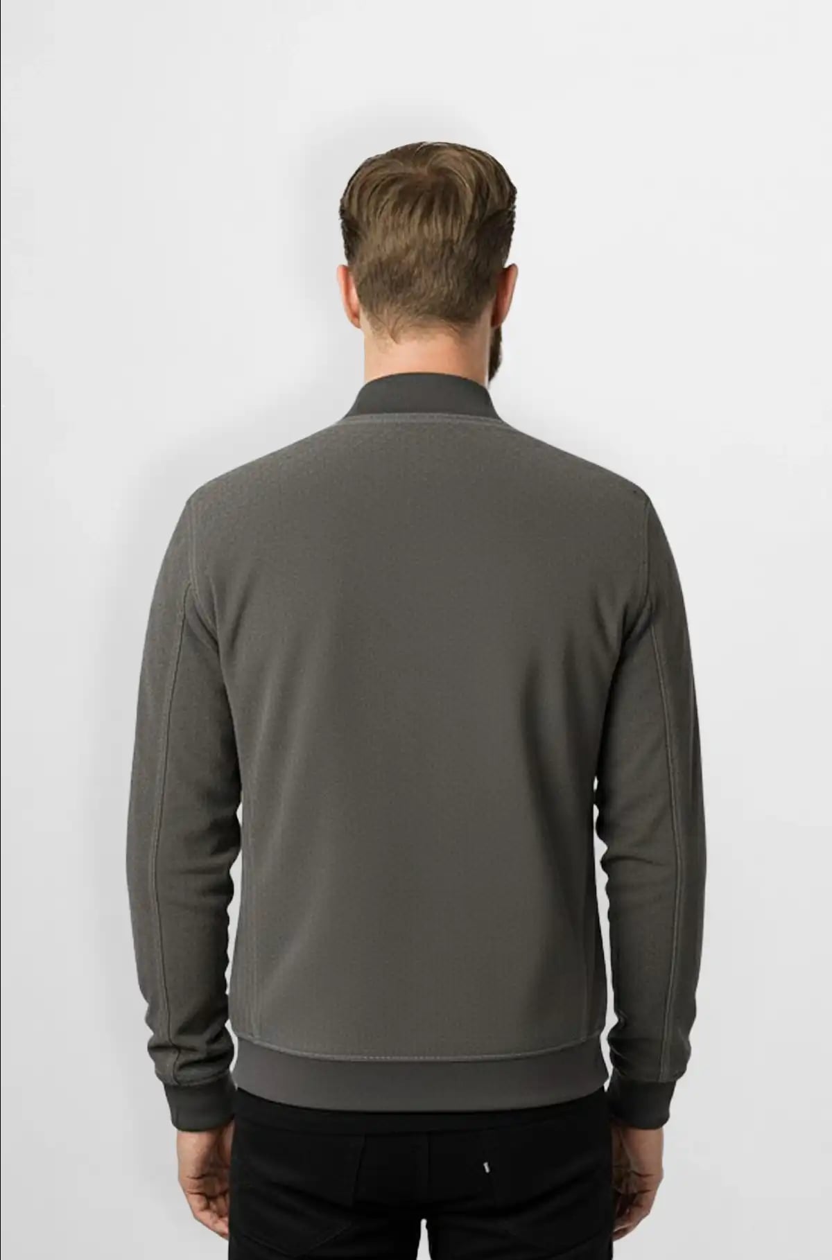 Premium Dark Grey Bomber Jacket