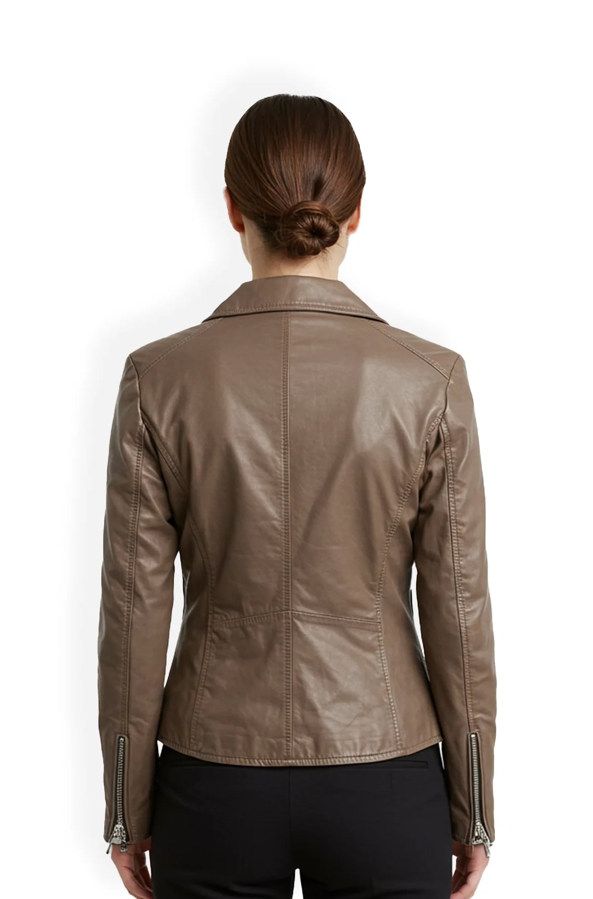 Premium Leather Double Breasted Jacket