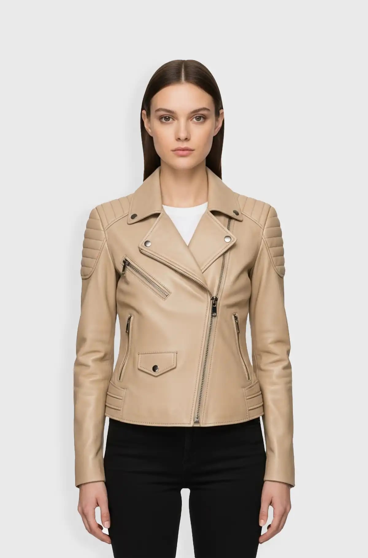 Sandstorm Biker Leather Jacket