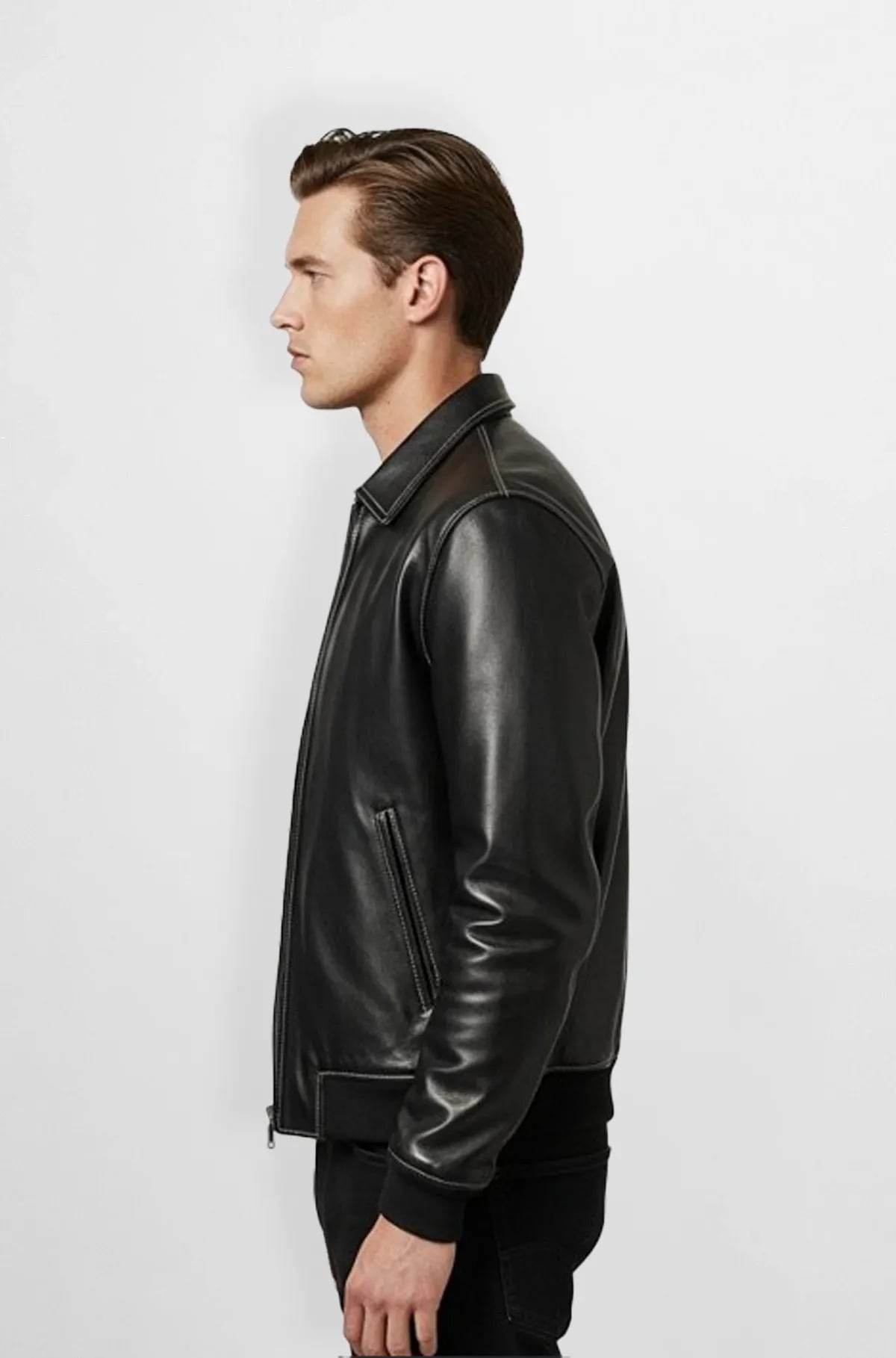 Shadow Craft Jet Black Luxe Bomber
