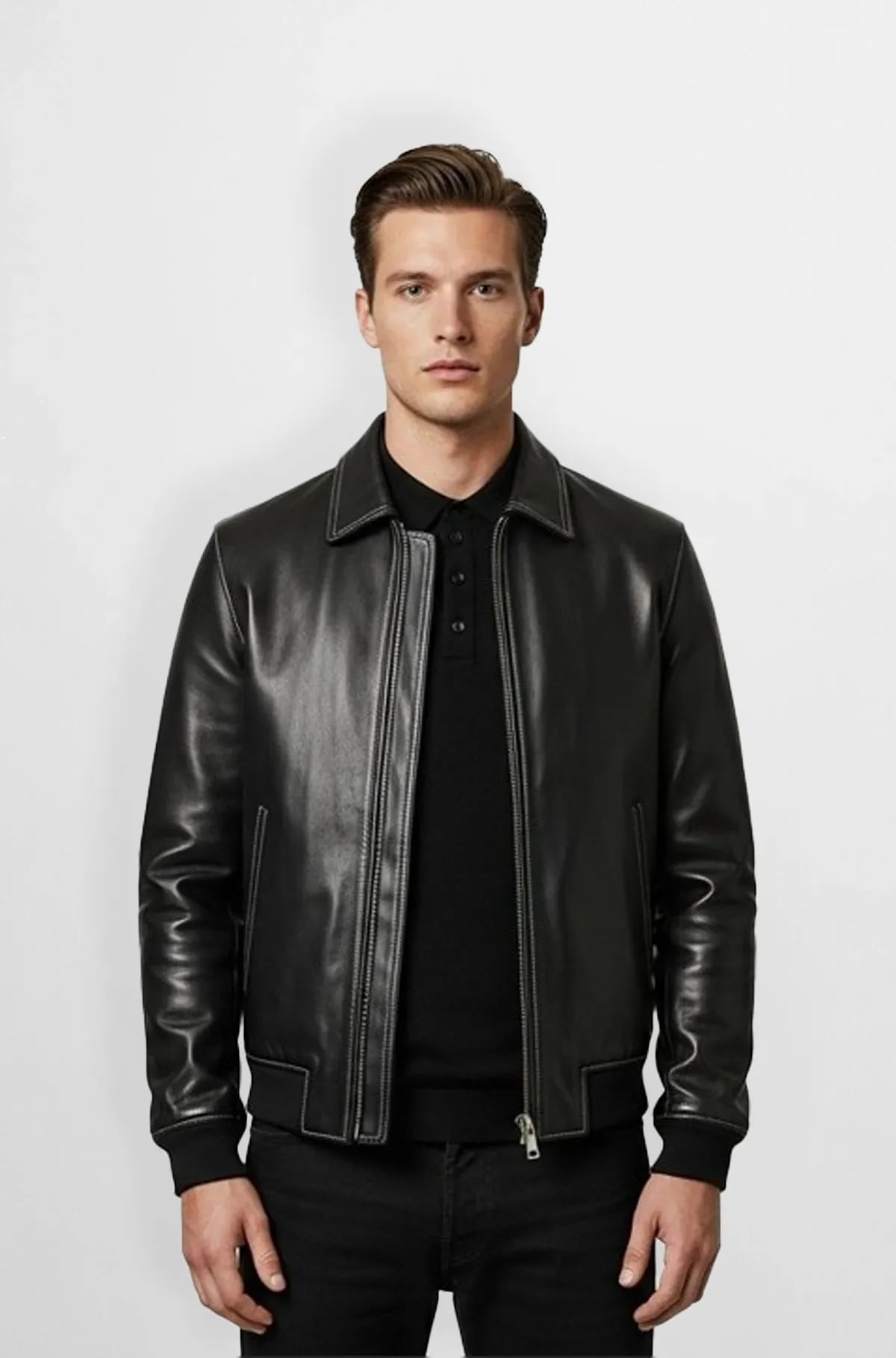 Shadow Craft Jet Black Luxe Bomber