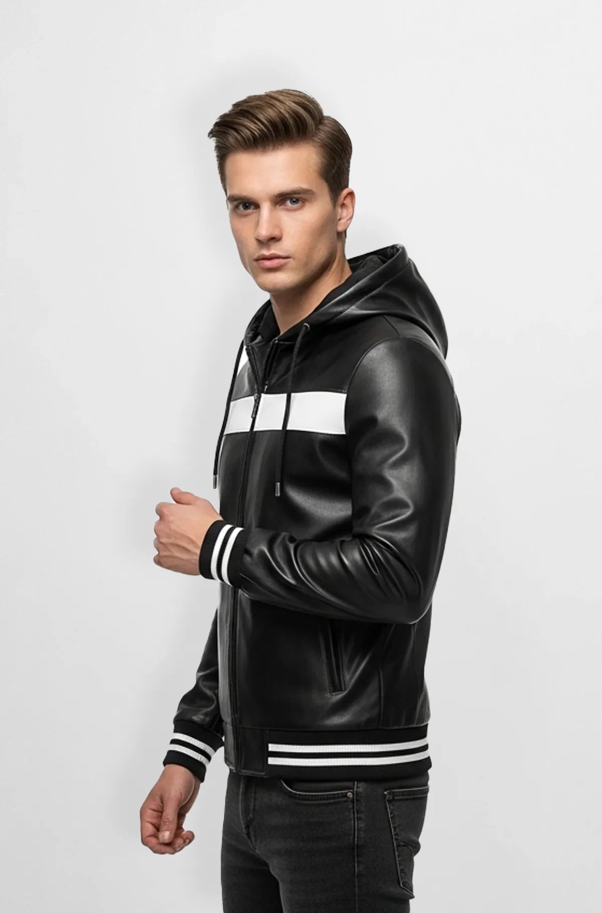 StrikerEdge Hooded Bomber Jacket