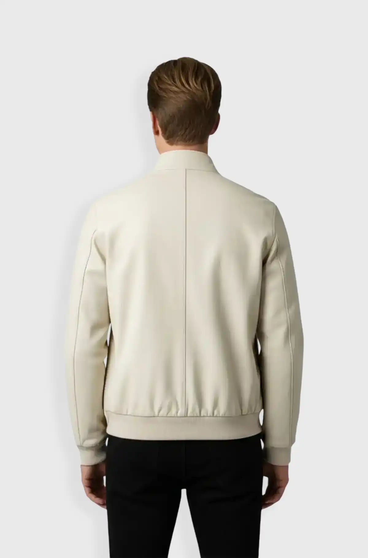 Urban Elegance Ivory Bomber