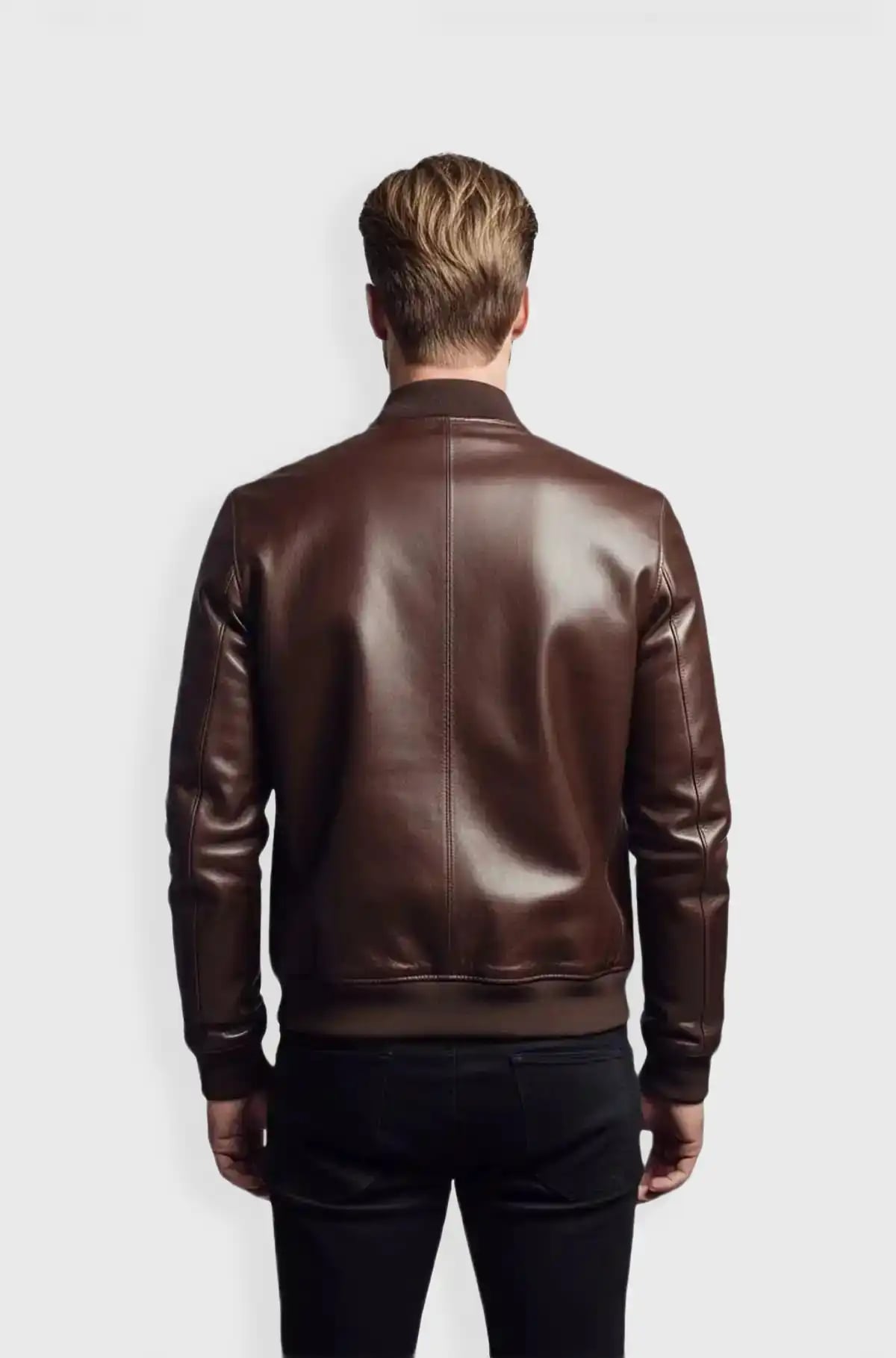 Aero Craft Heritage Brown Leather Bomber Jacket Aero Craft Heritage Brown Leather Bomber Jacket