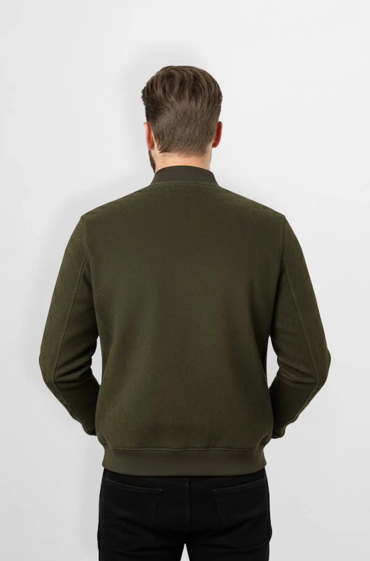 Forest Luxe Crocodile Trim Bomber Jacket Forest Luxe Crocodile Trim Bomber Jacket