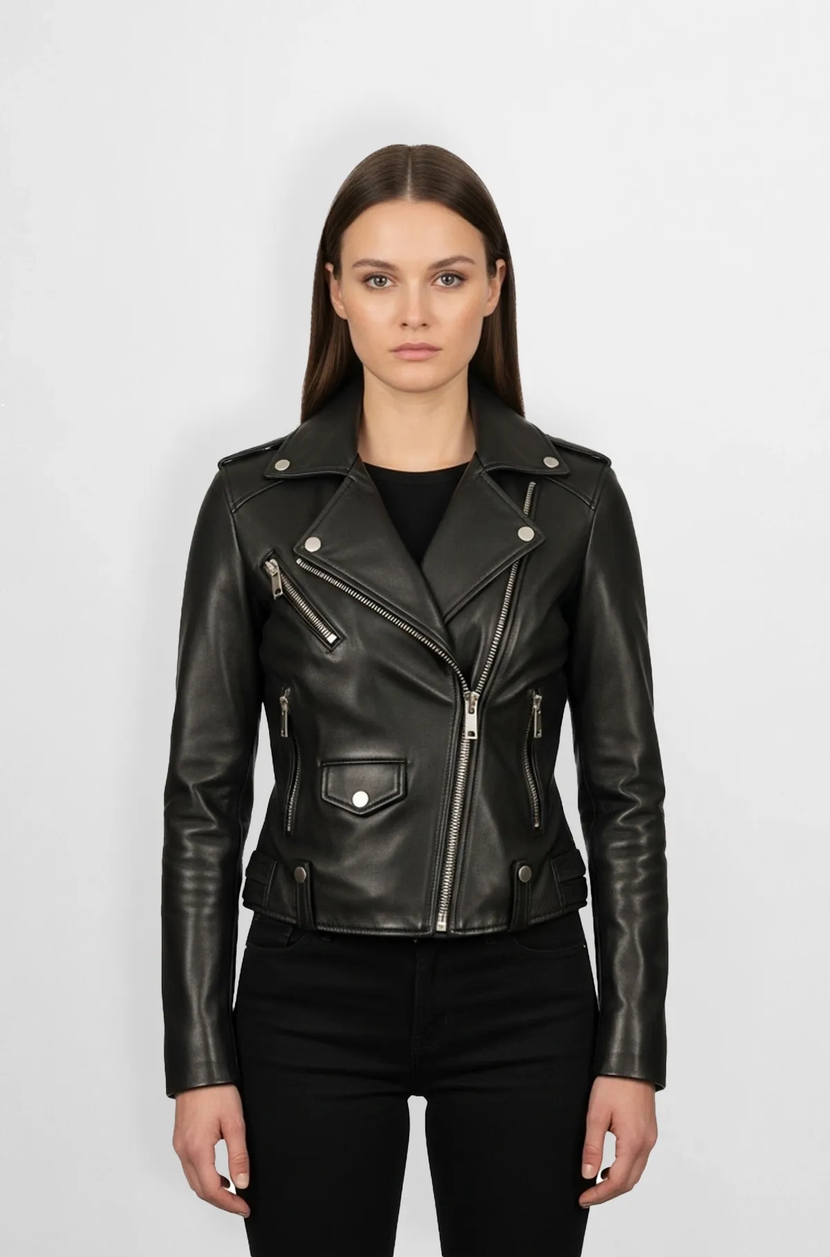 Midnight Black Raider Classic For Women Midnight Black Raider Classic For Women - Jacket | Fineyst Jackets