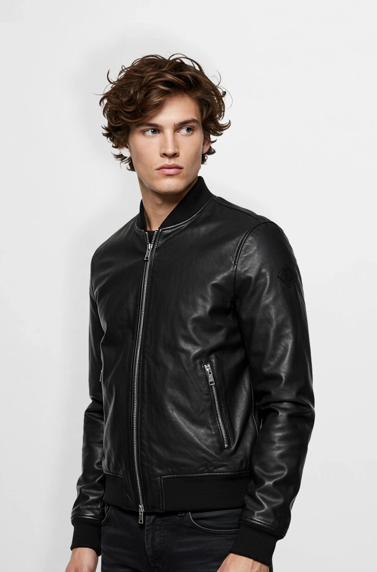 Plain black leather jacket for mens Plain black leather jacket for mens