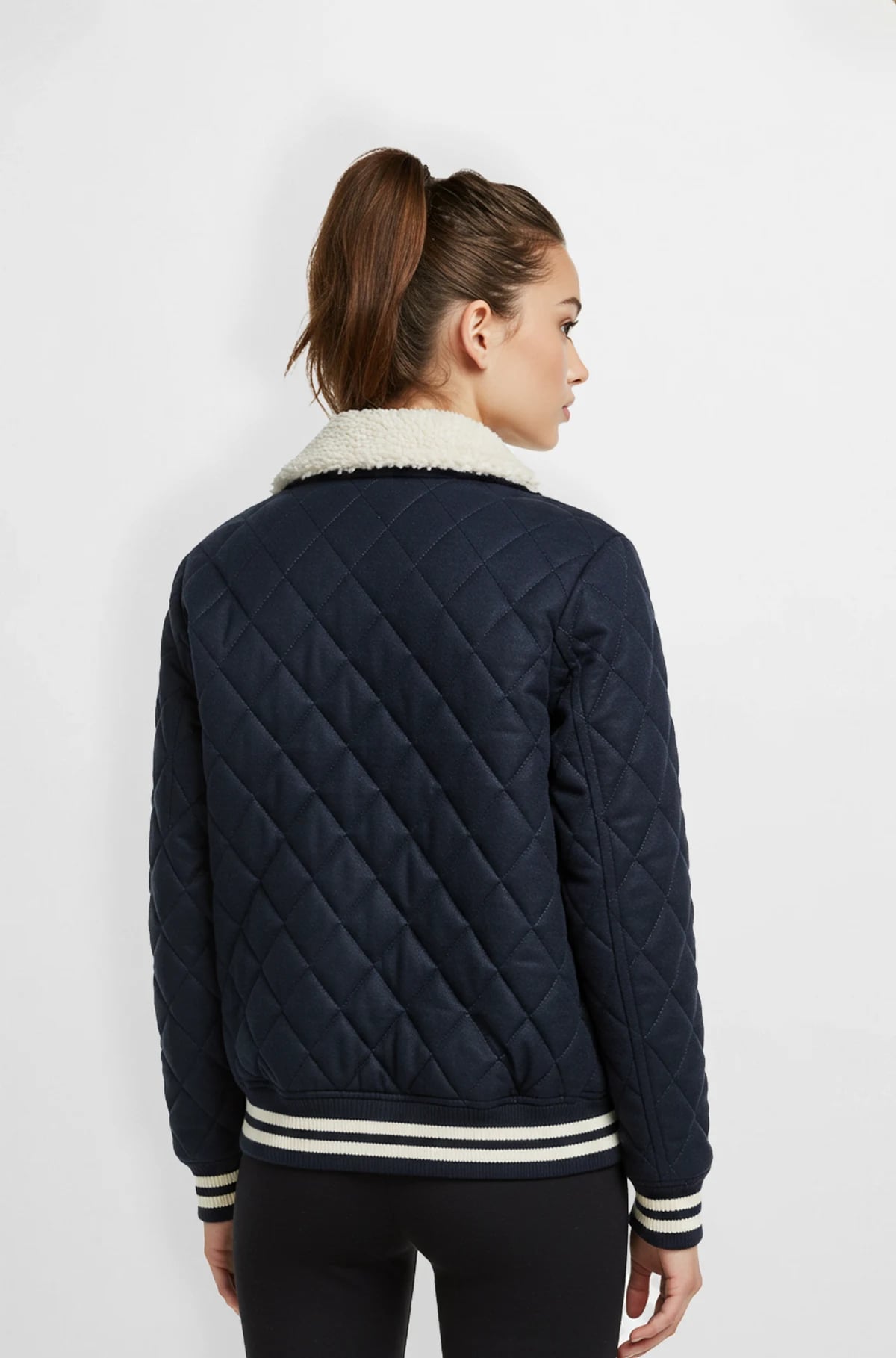 Quilted Bomber Jacket for Women Quilted Bomber Jacket for Women