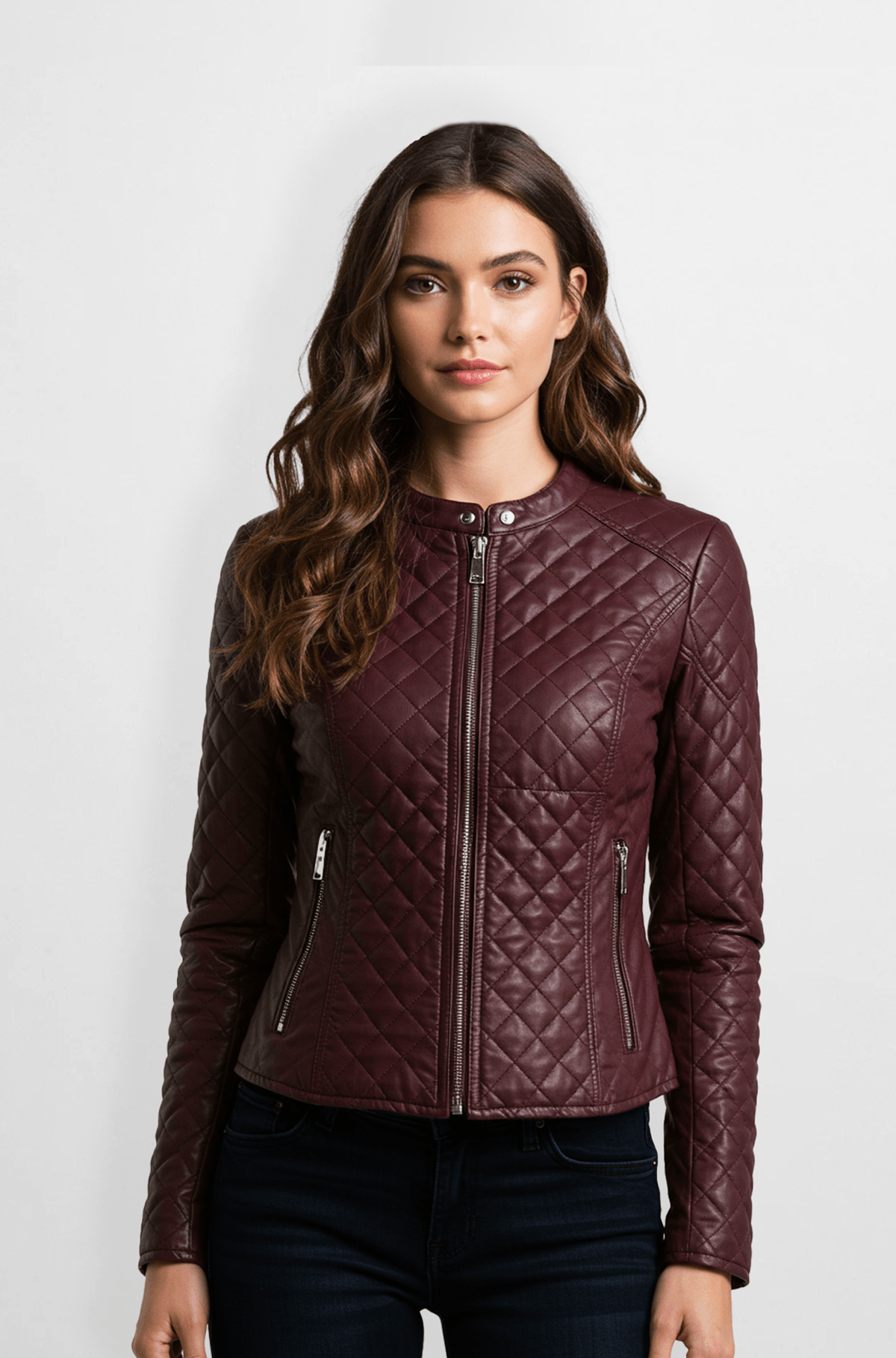 Quilted Leather Jacket for Women Quilted Leather Jacket for Women