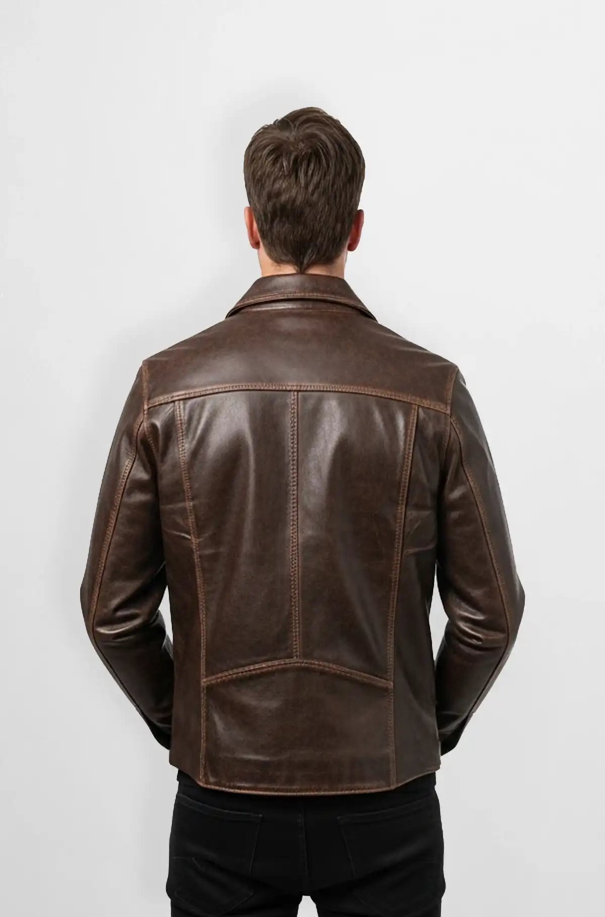 RustRider Brown Classic Trucker Jacket RustRider Brown Classic Trucker Jacket