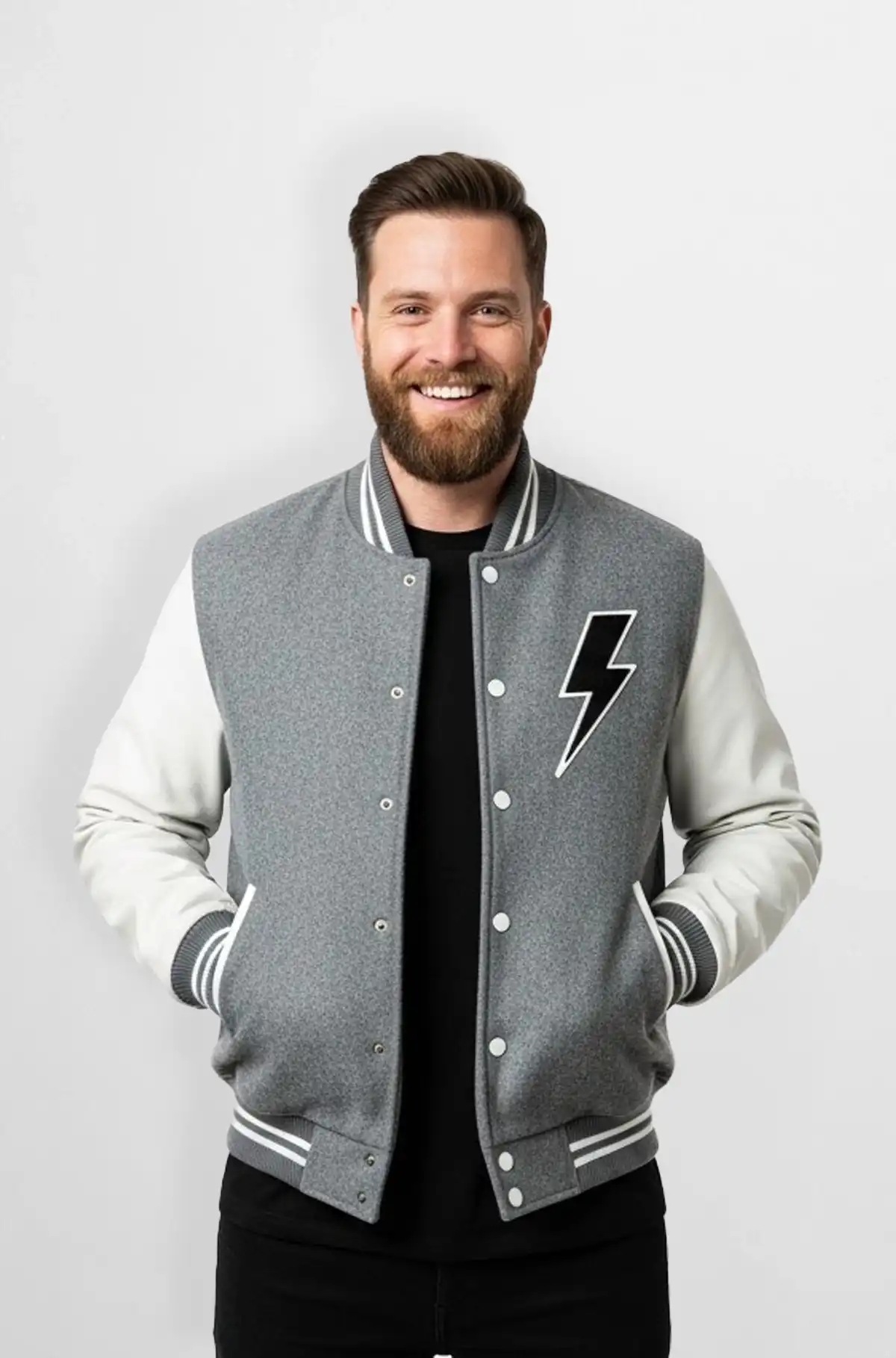 ThunderStrike Varsity Leather Jacket ThunderStrike Varsity Leather Jacket