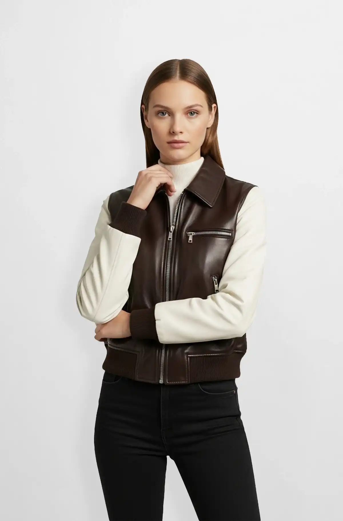 Urban Edge Chocolate Bomber Jacket Urban Edge Chocolate Bomber Jacket