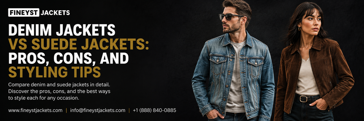 Denim Jackets vs Suede Jackets: Pros, Cons, and Styling Tips