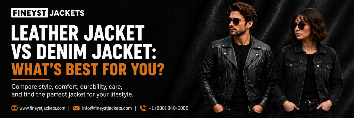 Leather Jacket vs Denim Jacket: What's Best for You?