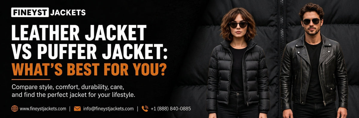 Leather Jacket vs Puffer Jacket: What's Best for You