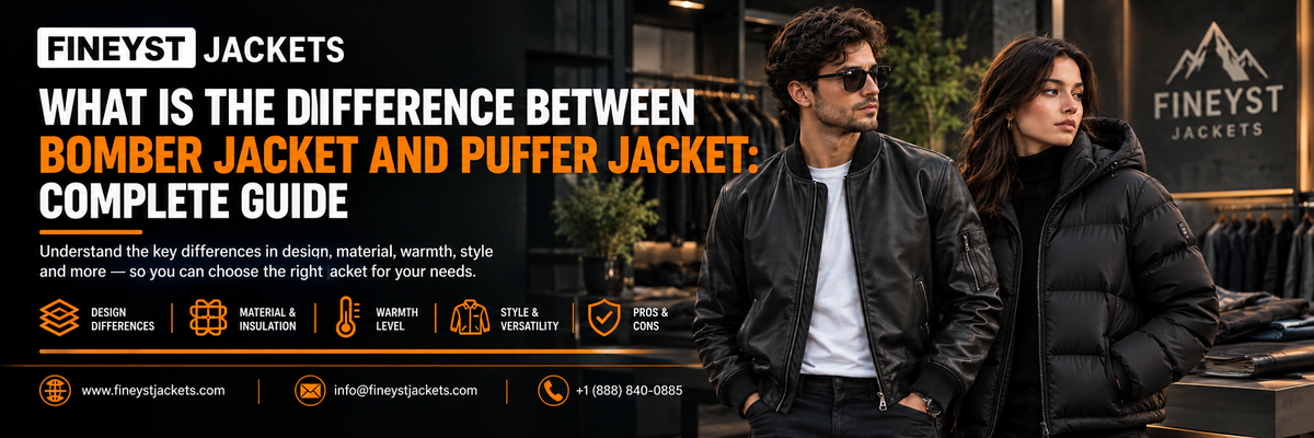 What Is the Difference Between Bomber Jacket and Puffer Jacket: Complete Guide