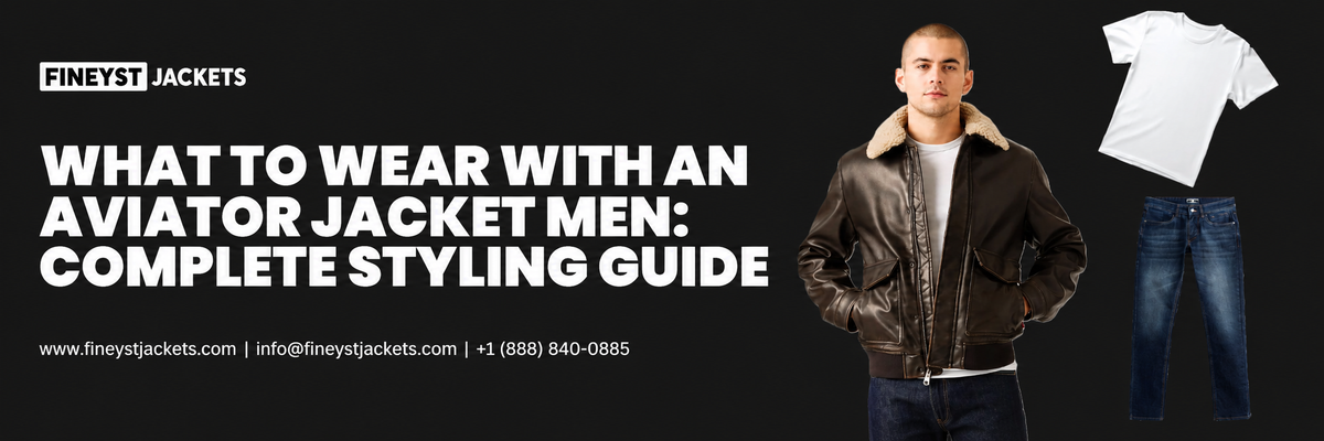 What to Wear with an Aviator Jacket Men: Complete Styling Guide