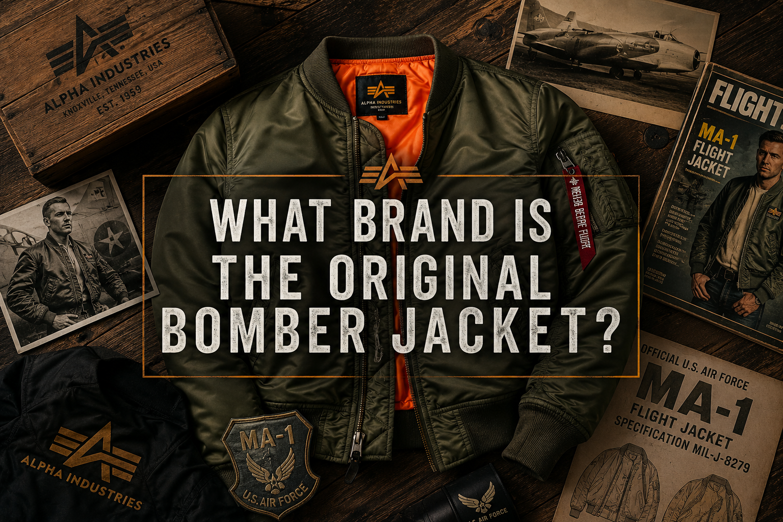 What Brand Is the Original Bomber Jacket?