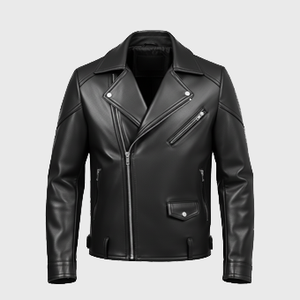 Mens Black Biker Leather Jackets