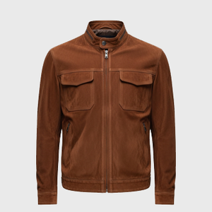Mens Brown Suede Jackets