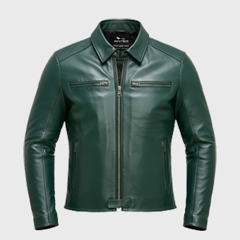 Mens Green Leather Jackets