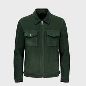 Mens Green Suede Jackets