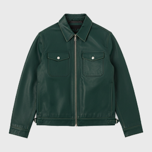 Mens Green Vintage Leather Jackets