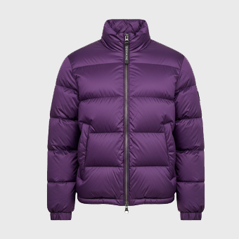 Mens Purple Puffer Jackets
