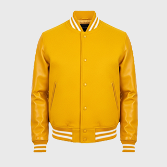 Mens Yellow Varsity Jackets