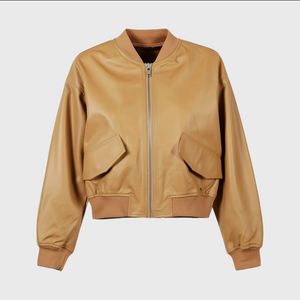 Women Brown Bomber Jackets
