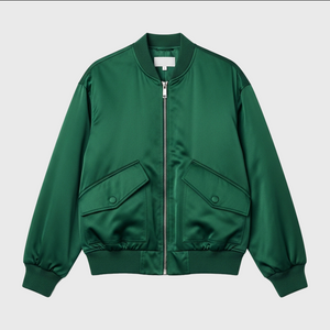 Women Green Bomber Jackets