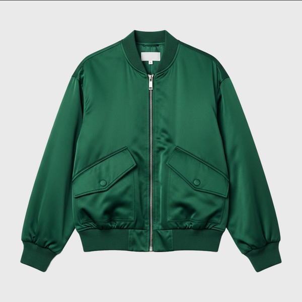 Women Green Bomber Jackets