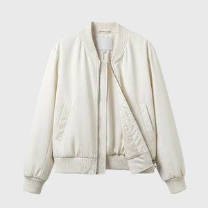 Women White Bomber Jackets