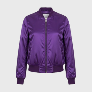 Womens Purple Bomber Jackets