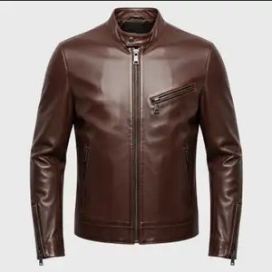 Mens Brown Cafe Racer Jackets