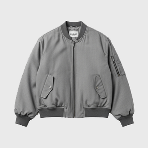 Women Grey Bomber Jackets