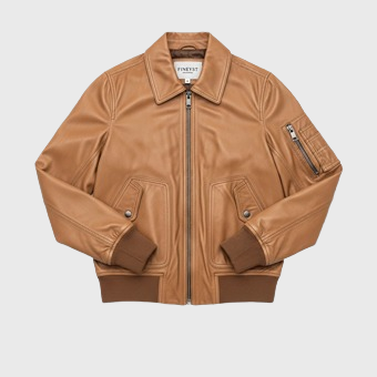 Women Tan Bomber Jackets