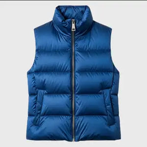 Womens Blue Puffer Vest