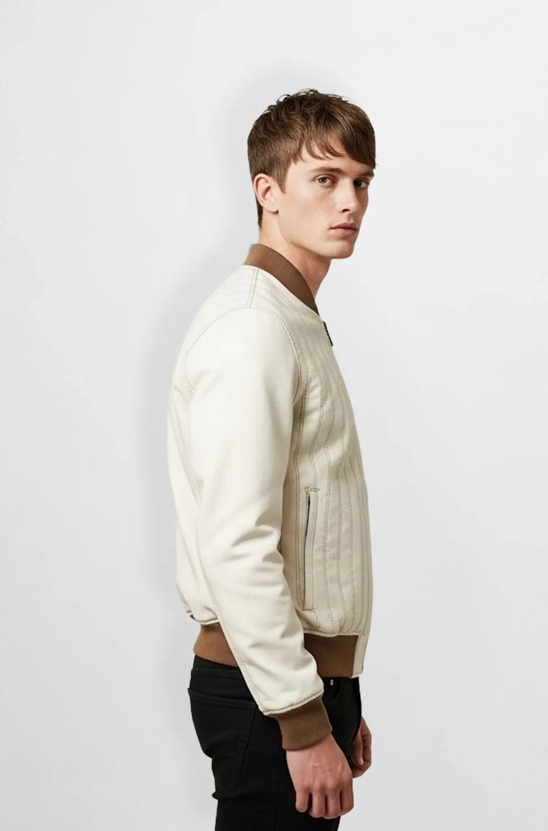 Arctic Ridge Cream Bomber