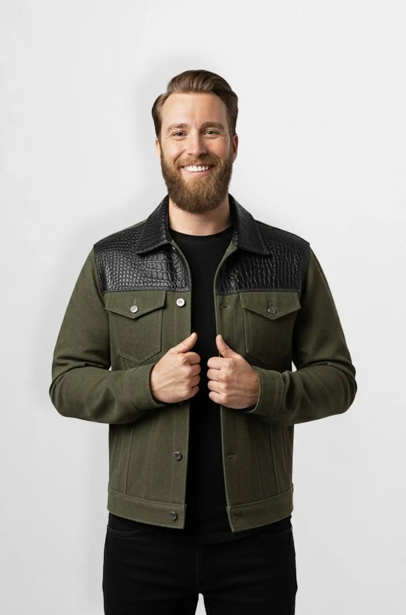 Crocodile Ridge Olive Utility Jacket