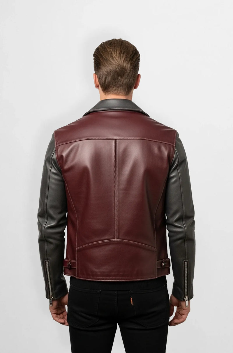 Dominion Dual Tone Biker Jacket