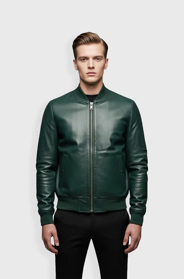 Emerald Classic Bomber Jacket