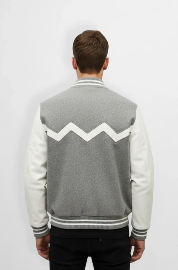 Glacier Edge Varsity Leather Jacket