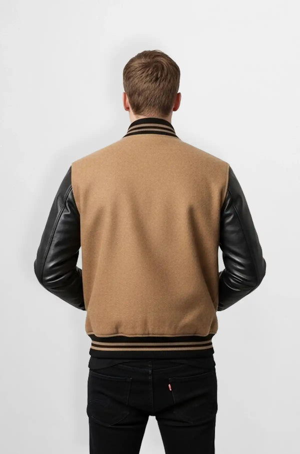 Legacy Tan Varsity Jacket