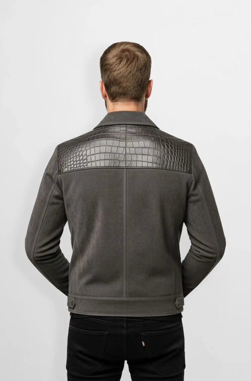 Obsidian Ridge Suede Jacket