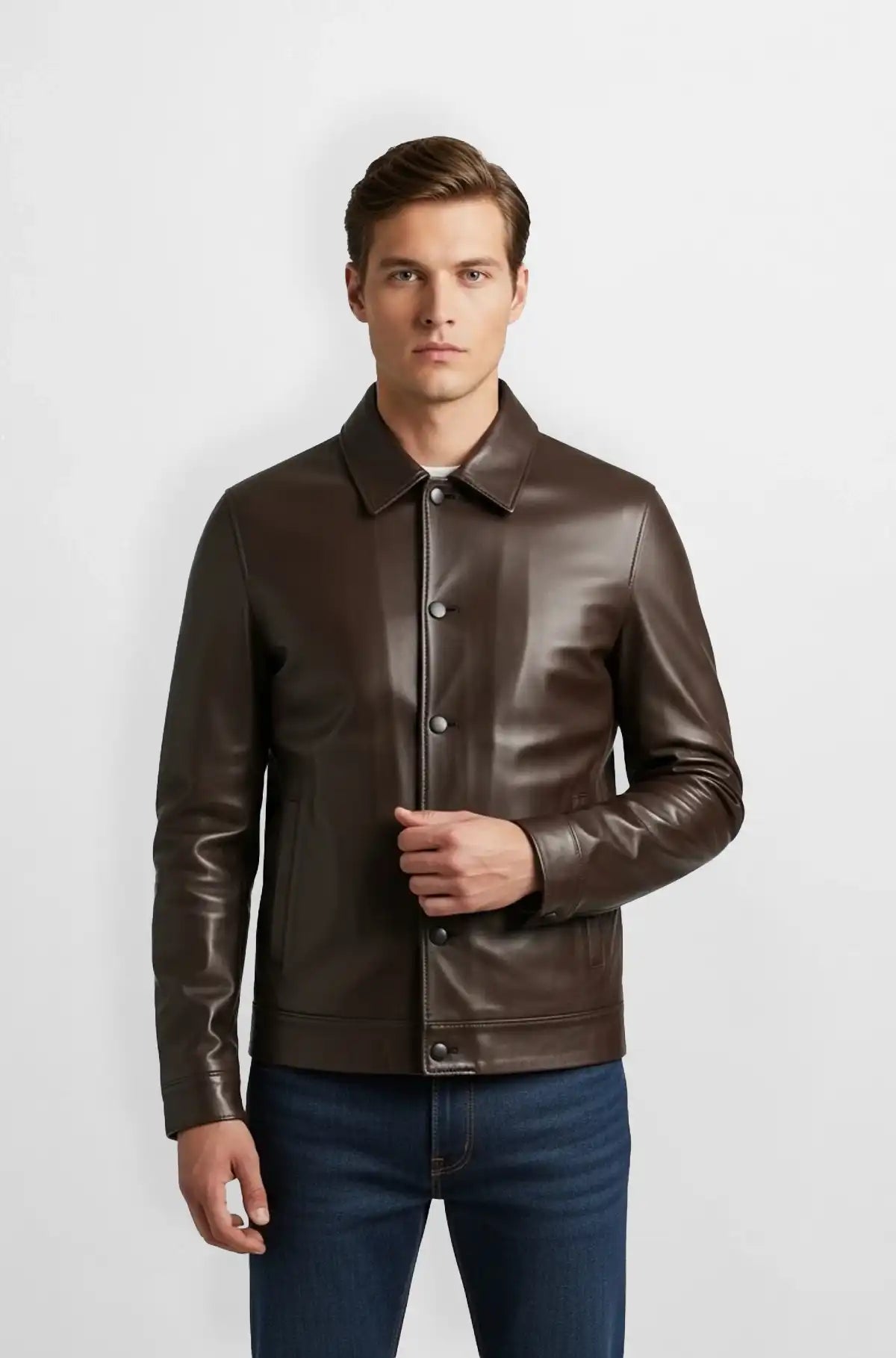 Penny Brown Leather Jacket